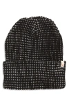 Verloop Simple Grid Beanie In Black