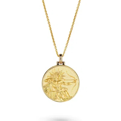 Vermaye Switzerland Men's Gold Apollo Necklace Vermeil Cablechain
