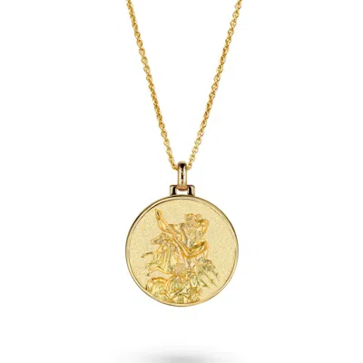Vermaye Switzerland Men's Gold Poseidon Necklace Vermeil Cablechain