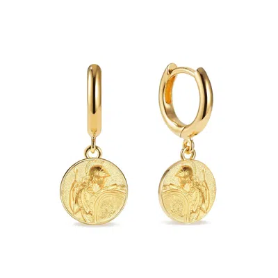 Vermaye Switzerland Women's Gold Athena Earrings Vermeil
