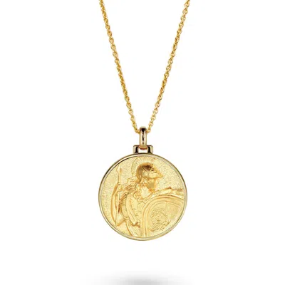 Vermaye Switzerland Women's Gold Athena Necklace Vermeil Cablechain