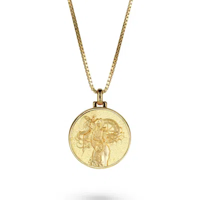 Vermaye Switzerland Women's Gold Fortuna Necklace Vermeil Boxchain