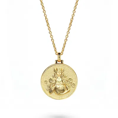 Vermaye Switzerland Women's Gold Gaia Necklace Vermeil Cablechain