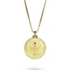 Vermaye Switzerland Women's Gold Isis Ruby Necklace Vermeil Boxchain