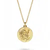 Vermaye Switzerland Women's Gold Medusa Special Necklace Vermeil Cablechain