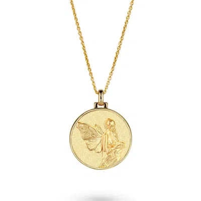 Vermaye Switzerland Women's Gold Psyche Necklace Vermeil Cablechain