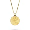 Vermaye Switzerland Women's Gold Sirene Necklace Vermeil Boxchain In Gold
