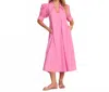 Vero Alfie Doll Maxi Dress In Hot Pink In Pink