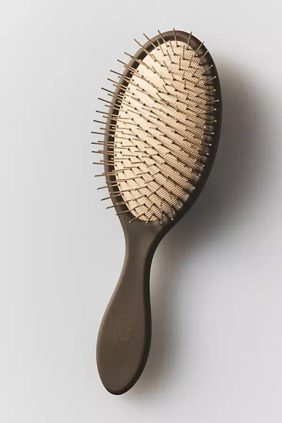 Vero Lineage Glide Metal Detangling Hair Brush In Green