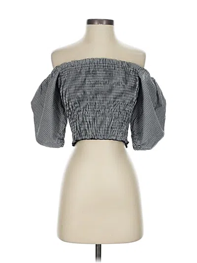 Pre-owned Vero Moda 3/4 Sleeve Blouse In Gray