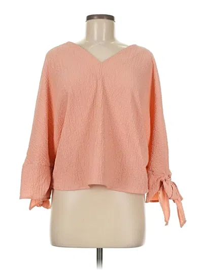 Pre-owned Vero Moda 3/4 Sleeve Blouse In Orange