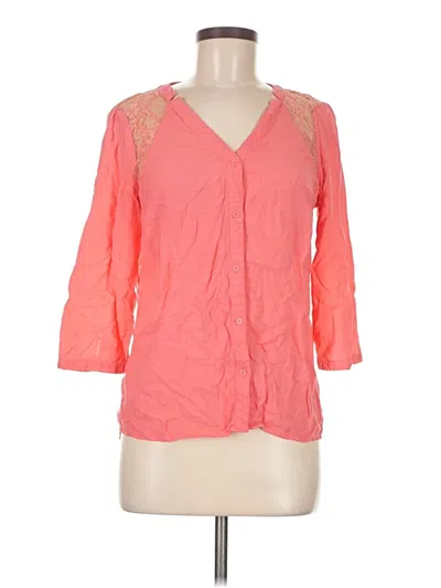 Pre-owned Vero Moda 3/4 Sleeve Blouse In Orange