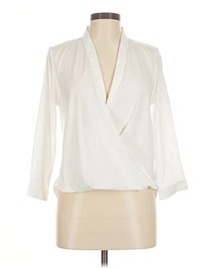 Pre-owned Vero Moda 3/4 Sleeve Blouse In White
