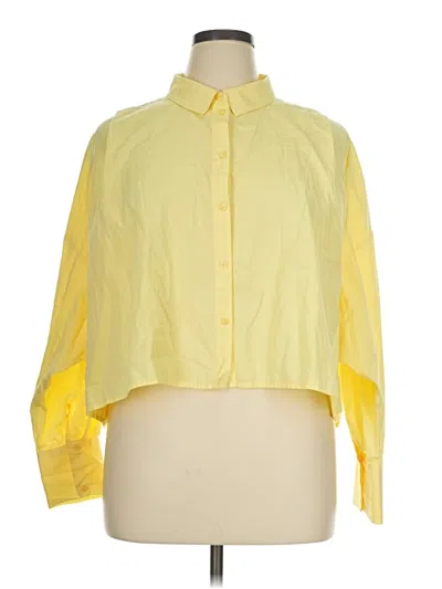 Pre-owned Vero Moda 3/4 Sleeve Blouse In Yellow