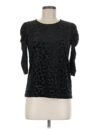 Pre-owned Vero Moda 3/4 Sleeve Top Black Boatneck Tops