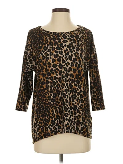Pre-owned Vero Moda 3/4 Sleeve T-shirt In Brown