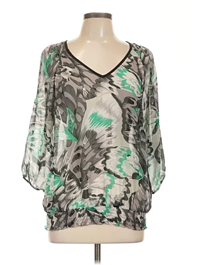 Pre-owned Vero Moda 3/4 Sleeve T-shirt In Green