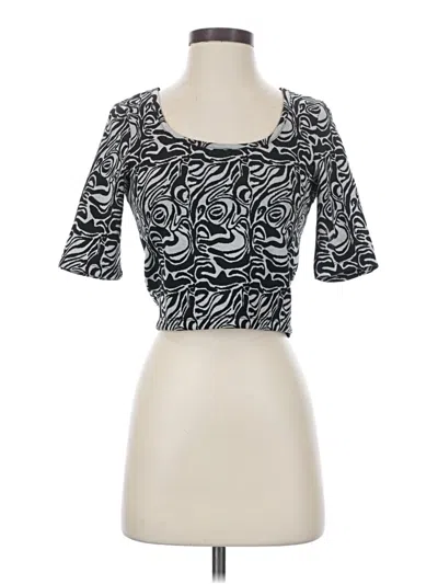Pre-owned Vero Moda 3/4 Sleeve T-shirt In Silver
