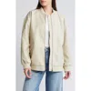 Vero Moda Agate Faux Leather Jacket In Oatmeal