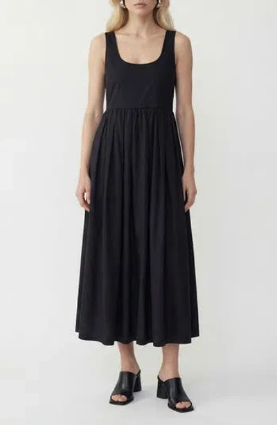 Vero Moda Ane Midi Dress In Black