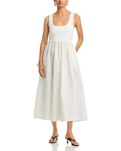 Vero Moda Ane Midi Dress In White