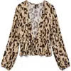 Vero Moda Anna Long Sleeve Tie Front Top