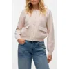 Vero Moda Apple Pocket Bomber Cardigan In Neutral