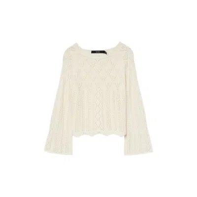Vero Moda Beige Cotton Sweatshirt