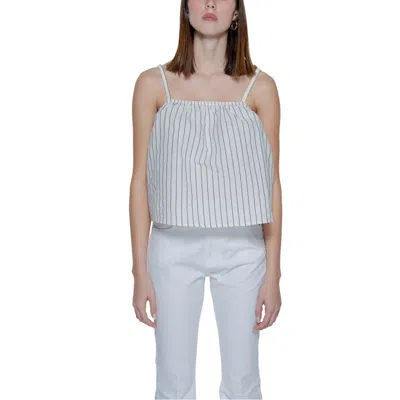 Vero Moda Cotton Cotton Tops & Women's T-shirt In Beige