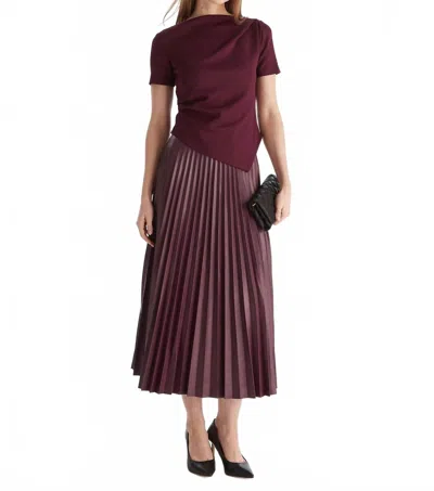 Vero Moda Bella Holly Midi Skirt In Purple