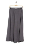 Vero Moda Billie High Waist Pleated Skirt In Gray