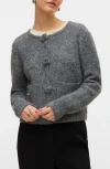 Vero Moda Blossom Cardigan In Gray