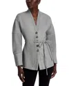Vero Moda Button Front Cardigan In Light Grey