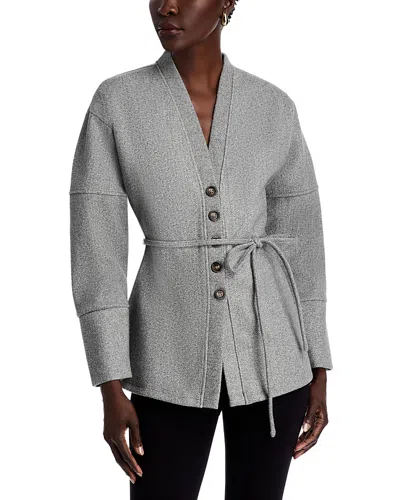 Vero Moda Button Front Cardigan In Light Grey
