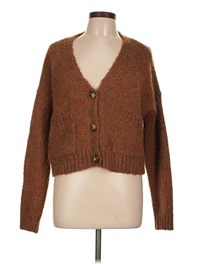 Pre-owned Vero Moda Cardigan Sweater In Brown