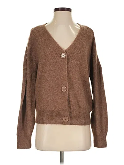 Pre-owned Vero Moda Cardigan Sweater In Brown