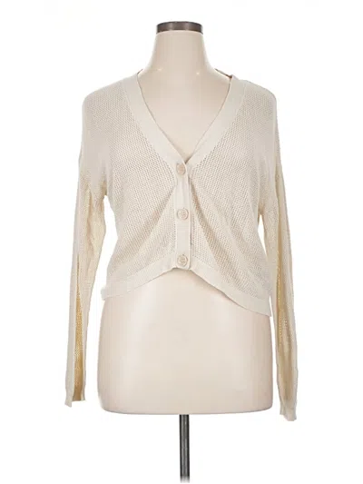 Pre-owned Vero Moda Cardigan Sweater In White