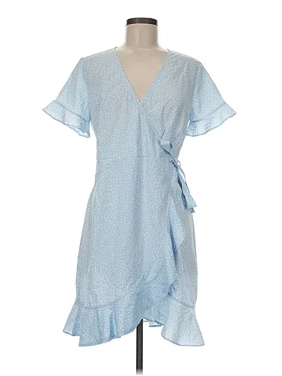 Pre-owned Vero Moda Casual Dress In Blue