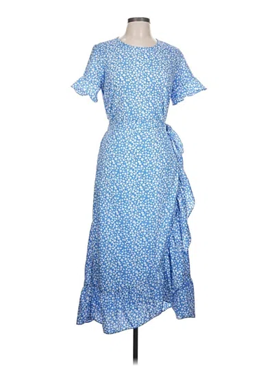 Pre-owned Vero Moda Casual Dress In Blue