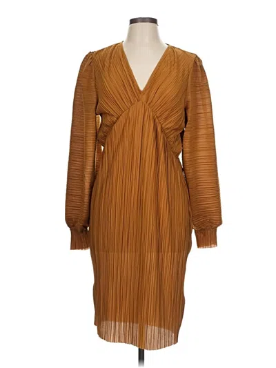 Pre-owned Vero Moda Casual Dress In Brown