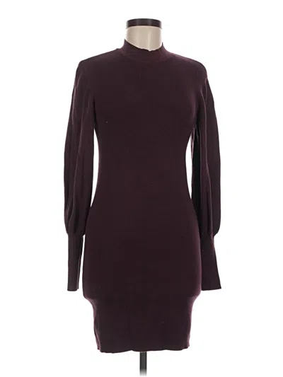 Pre-owned Vero Moda Casual Dress In Burgundy