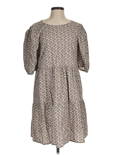 Pre-owned Vero Moda Casual Dress In Gray