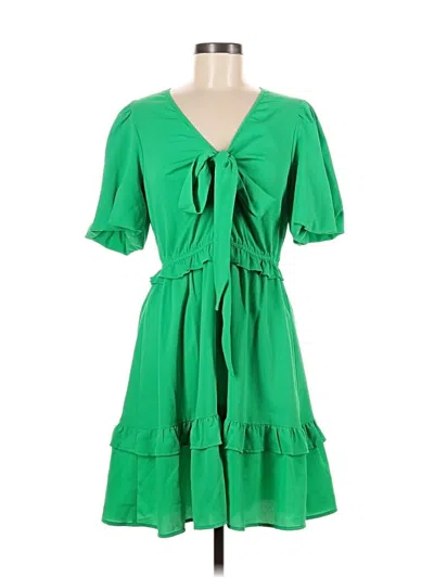 Pre-owned Vero Moda Casual Dress In Green