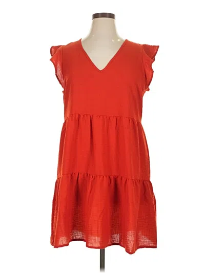 Pre-owned Vero Moda Casual Dress In Orange