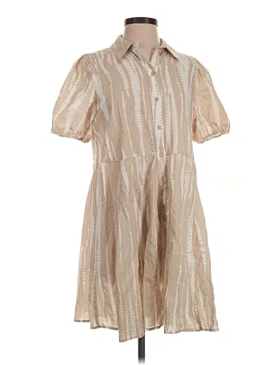 Pre-owned Vero Moda Casual Dress In Tan