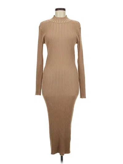 Pre-owned Vero Moda Casual Dress In Tan