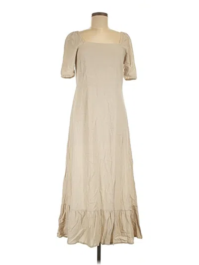 Pre-owned Vero Moda Casual Dress In Tan