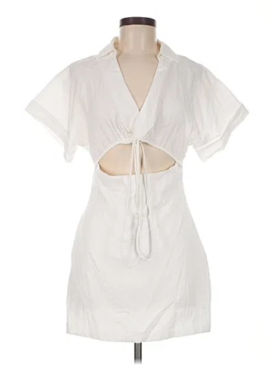 Pre-owned Vero Moda Casual Dress In White