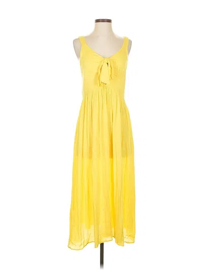Pre-owned Vero Moda Casual Dress In Yellow