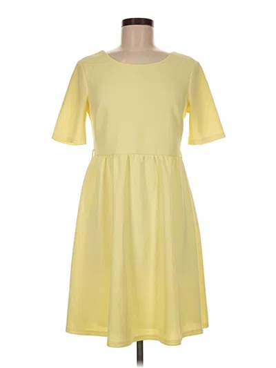 Pre-owned Vero Moda Casual Dress In Yellow
